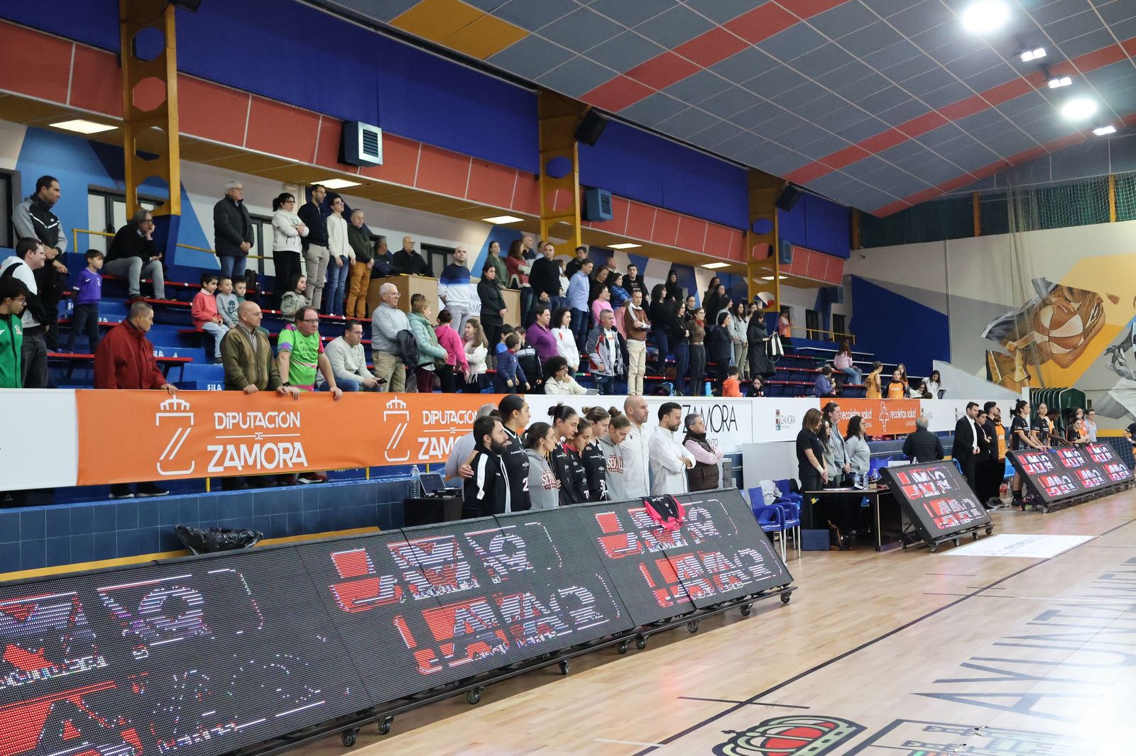 Partido entre CD Zamarat y Cajasol Baloncesto Sevilla