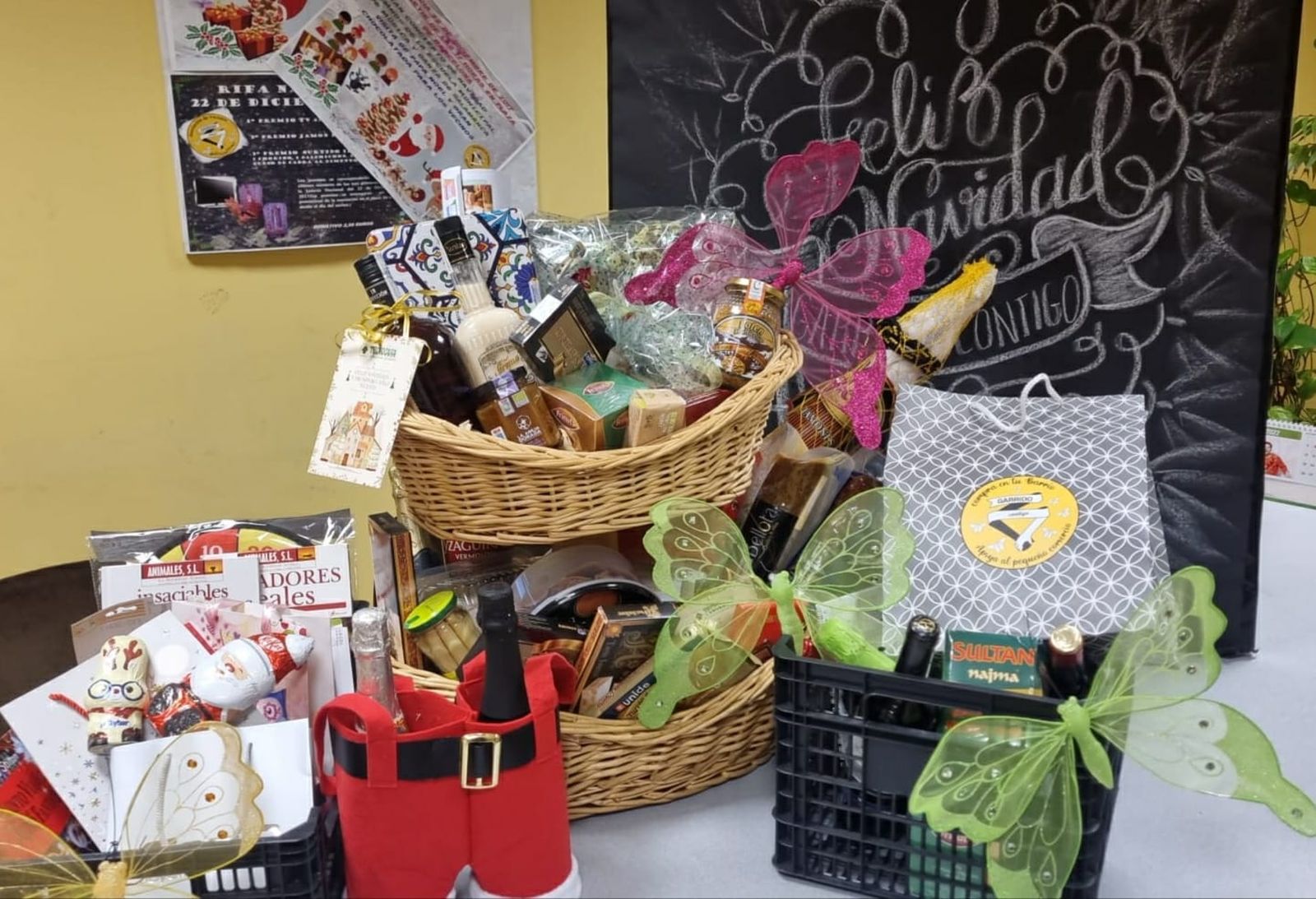 Sorteo cesta de Navidad barrio Garrido