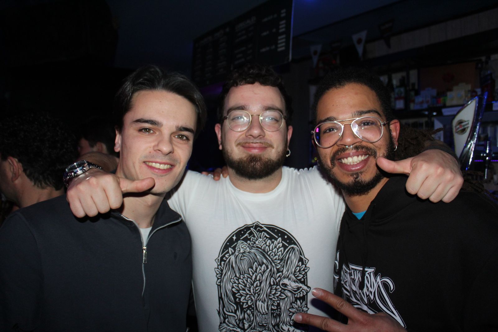 Salamanca de noche, sábado 31 de enero