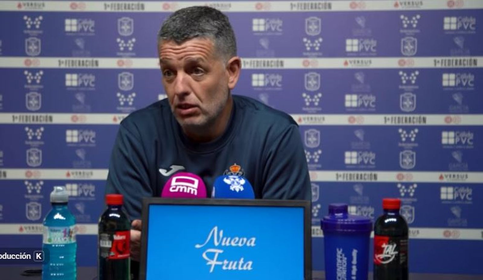 Sandroni, entrenador CF Talavera en rueda de prensa previa al partido