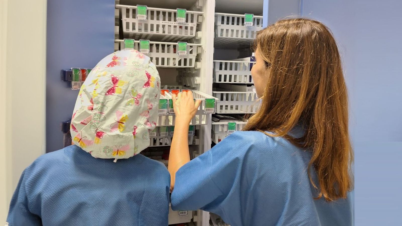 Enfermeras en jornada de trabajo