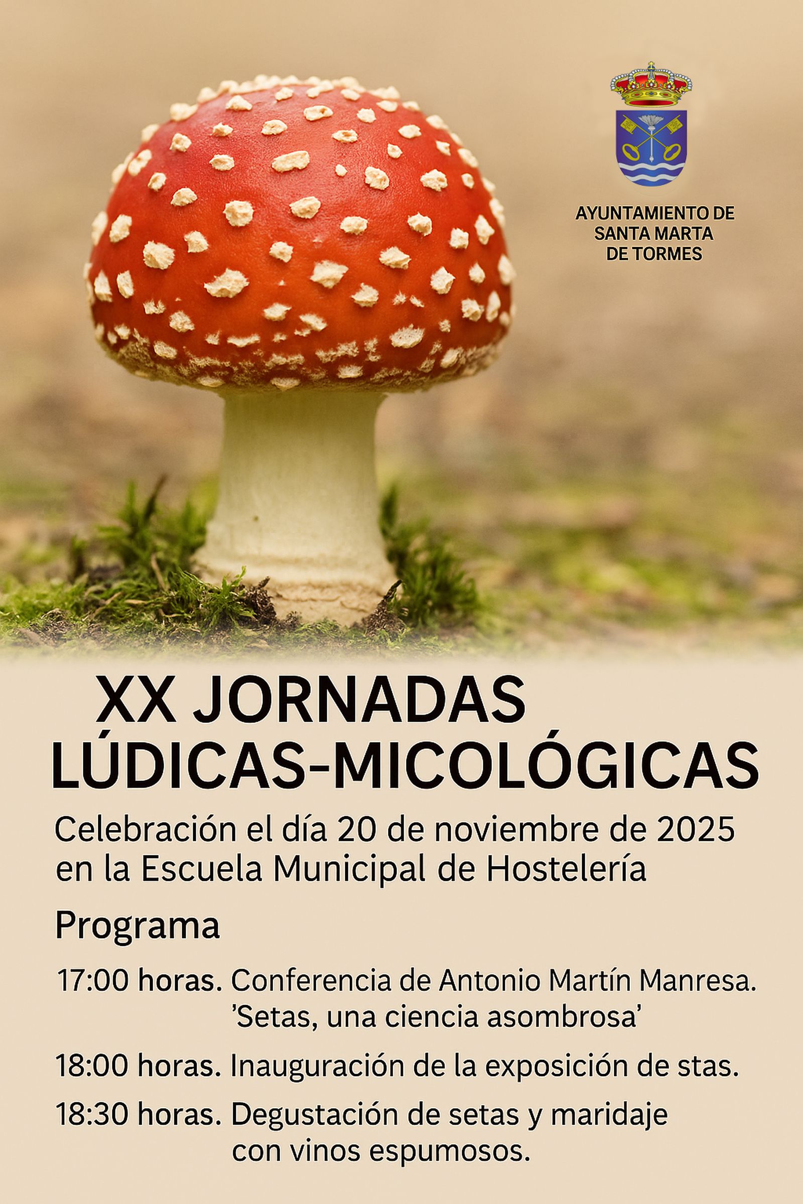 Cartel XX Jornadas Lúdicas-Micológicas