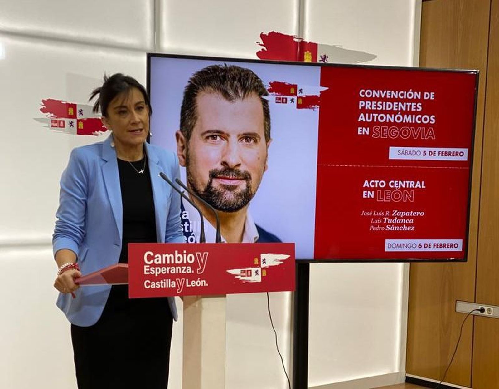 Ana Sánchez en su comparecencia