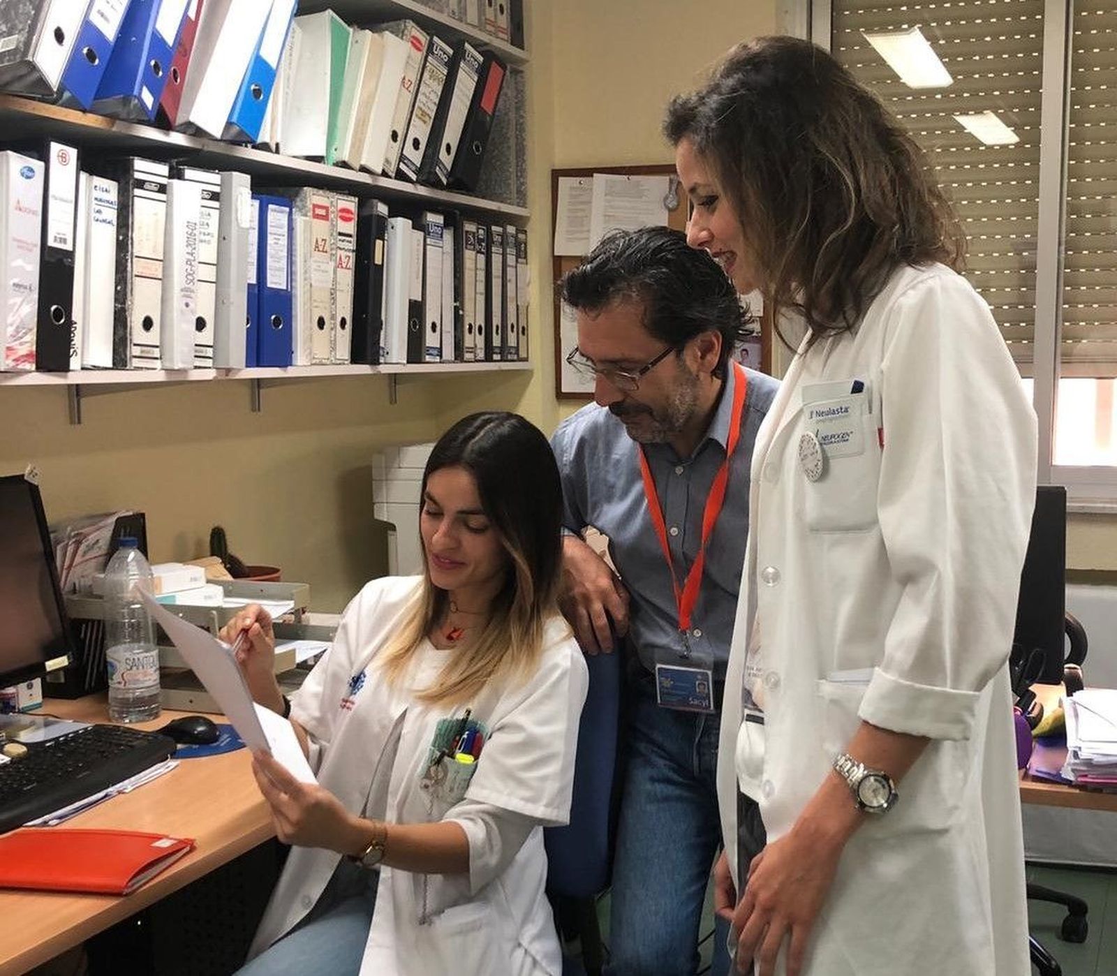 César Rodríguez, Beatriz Rivas y Aline Rodrigues Oncologia (1)