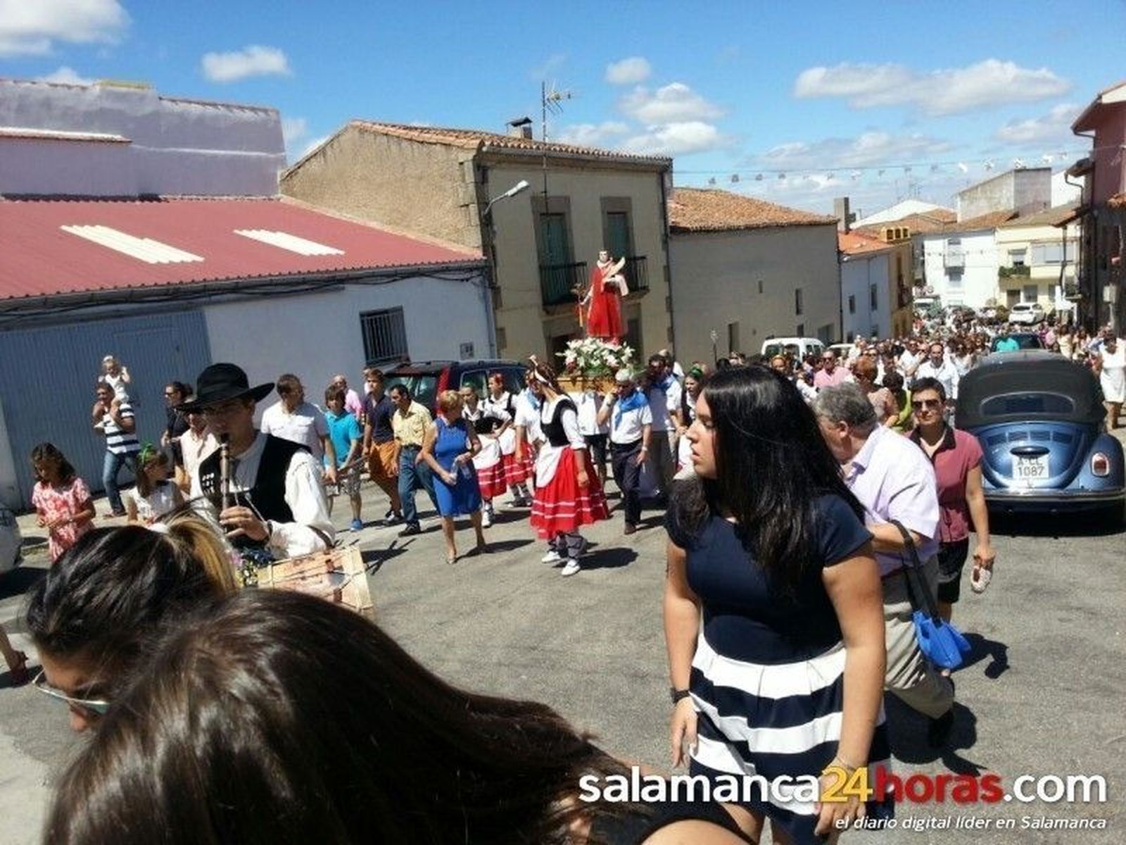 Fiestas en Saucelle: Procesión