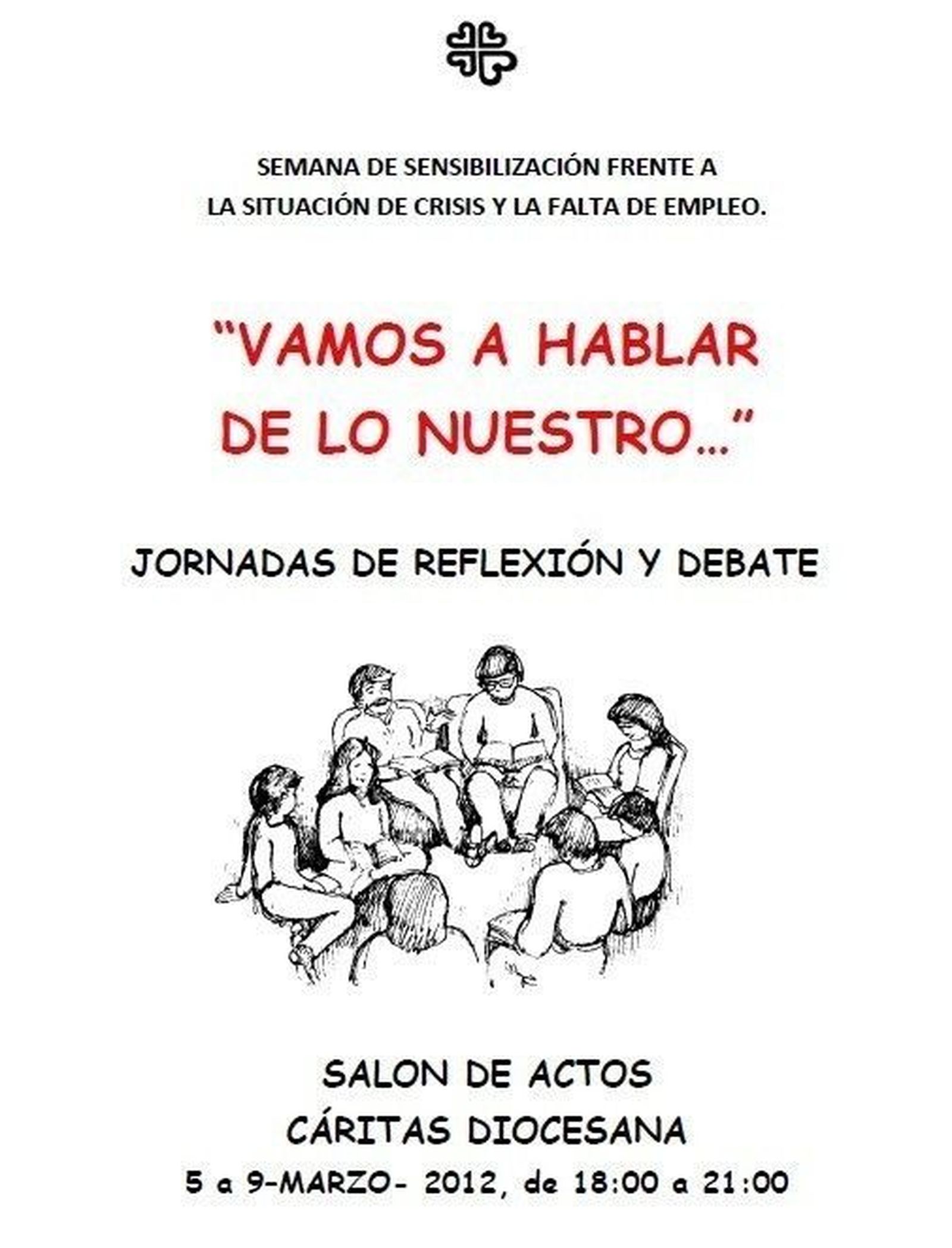 Cáritas organiza una semana de sensibilización frente a la situación de crisis y falta de empleo