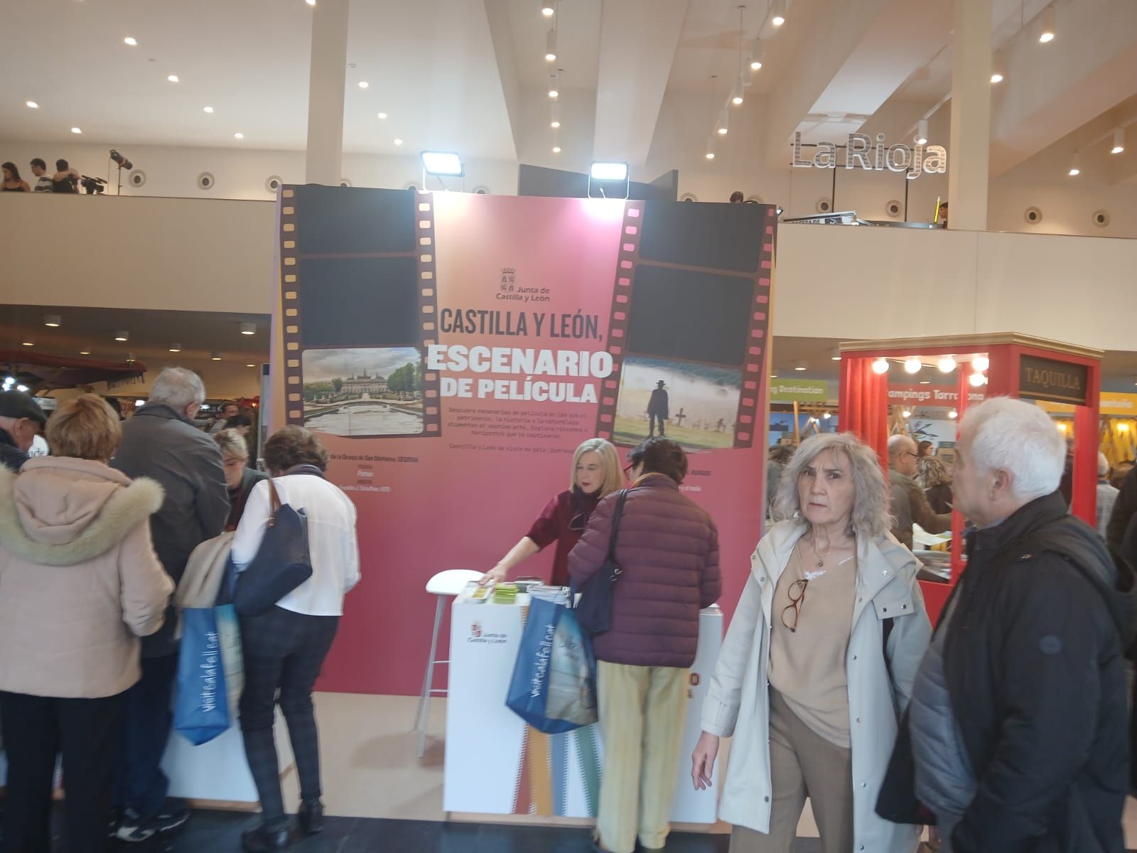 Stand Castilla y León feria turismo Pamplona.