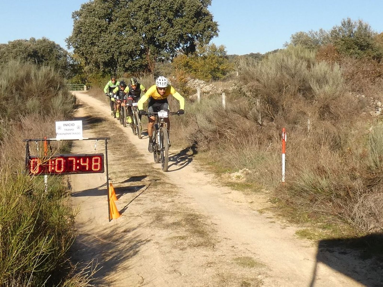 Imagen de la Club Ciclista Vitikletas MTB. Foto de archivo
