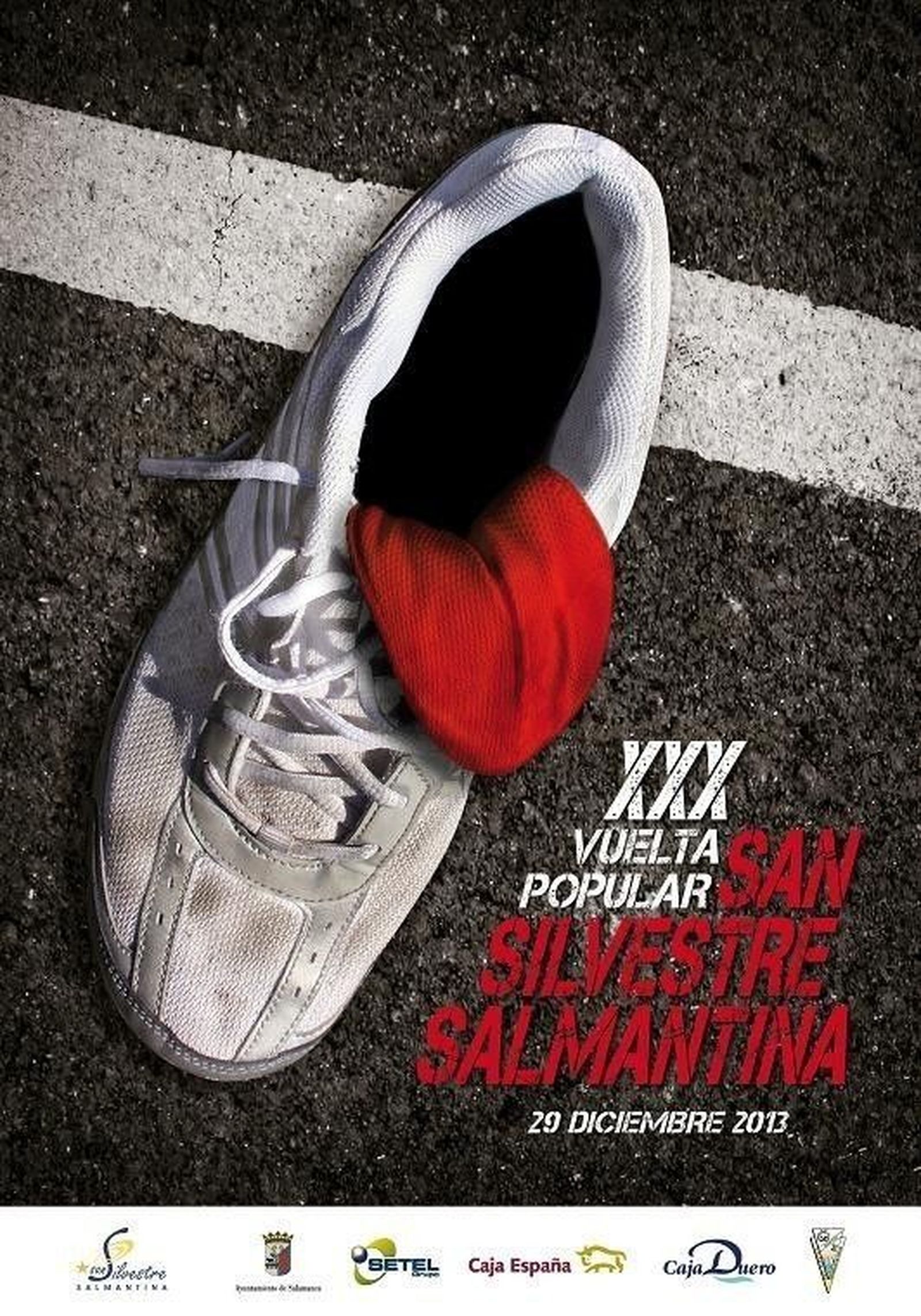 'Exhausto' gana el concurso de carteles de la San Silvestre