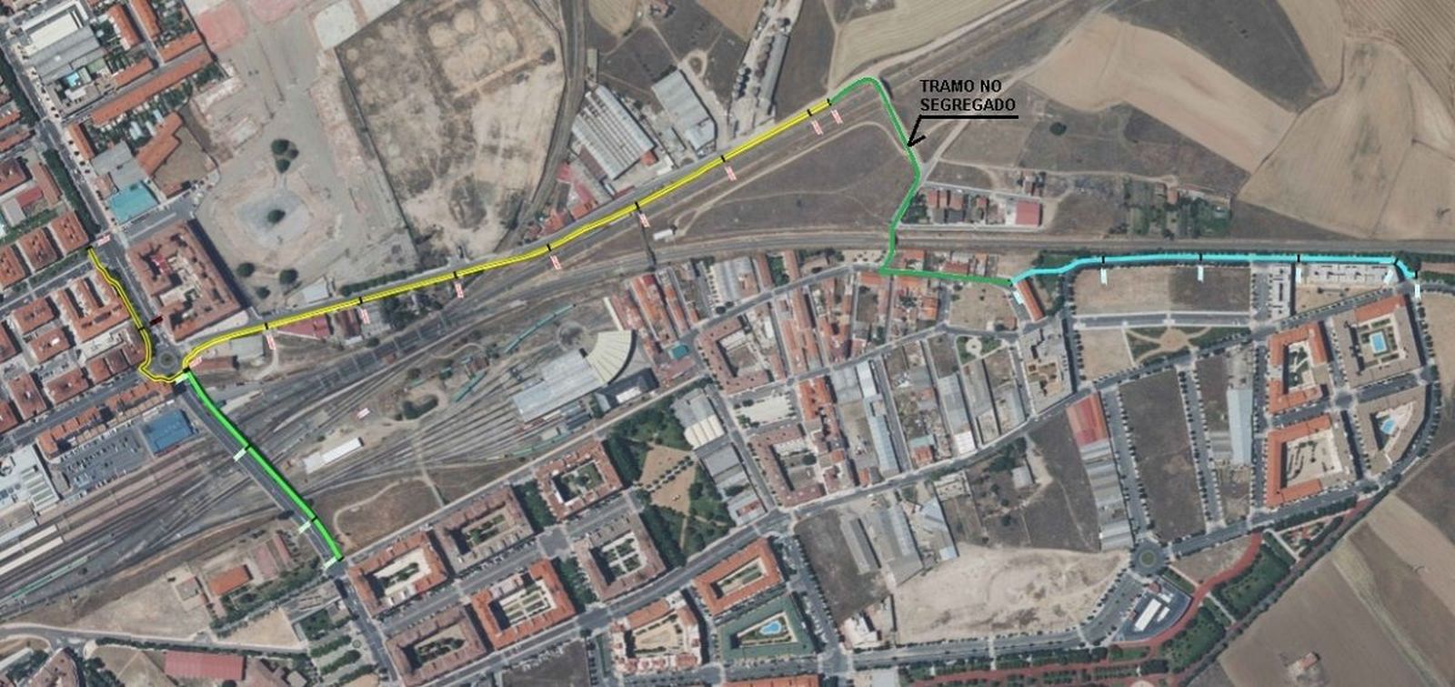 Proyecto carril bici Calzada de Medina