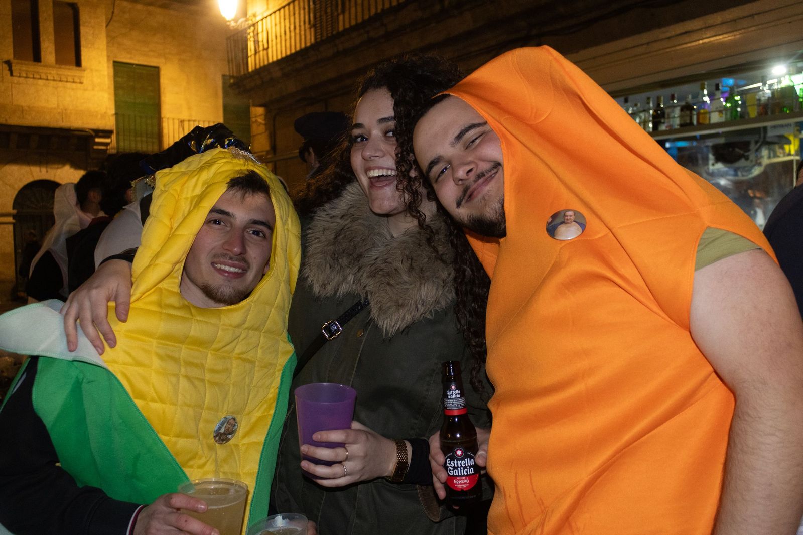 Salamanca de noche, sábado del Carnaval del Toro de Ciudad Rodrigo