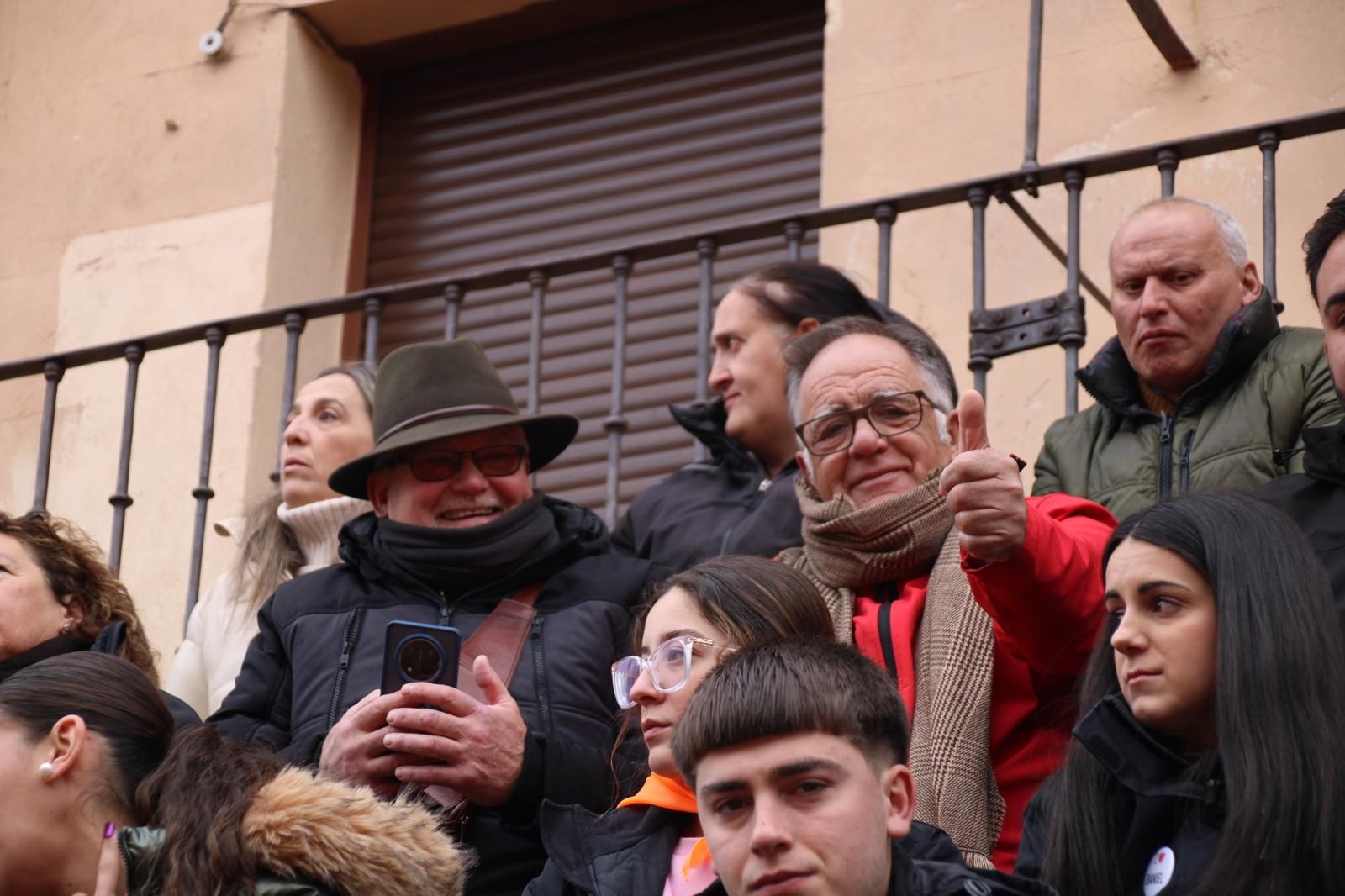 Ambiente en el encierro a caballo de Ciudad Rodrigo
