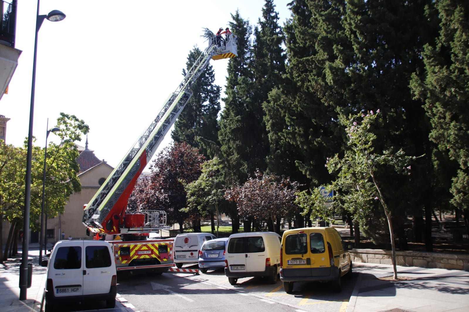 Bomberos Campo de San Francisco foto de archivo.