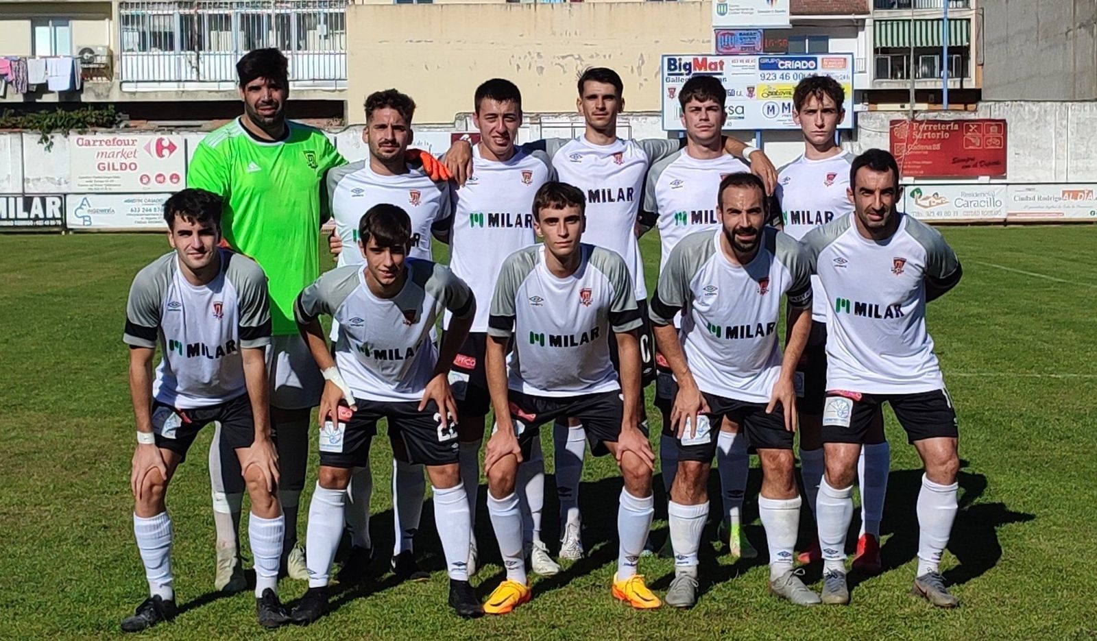 Once del Ciudad Rodrigo ante el Atlético Mansillés | FOTO CIUDAD RODRIGO CF