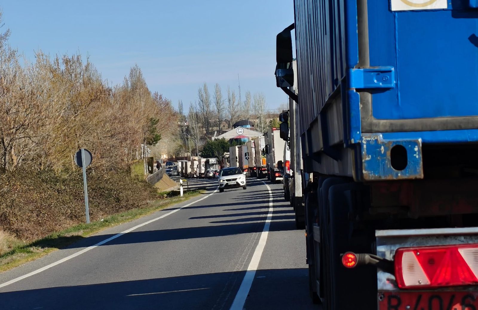 Situación de las carreteras por el corte de la A-66 y la N-630 entre Guijuelo y Béjar