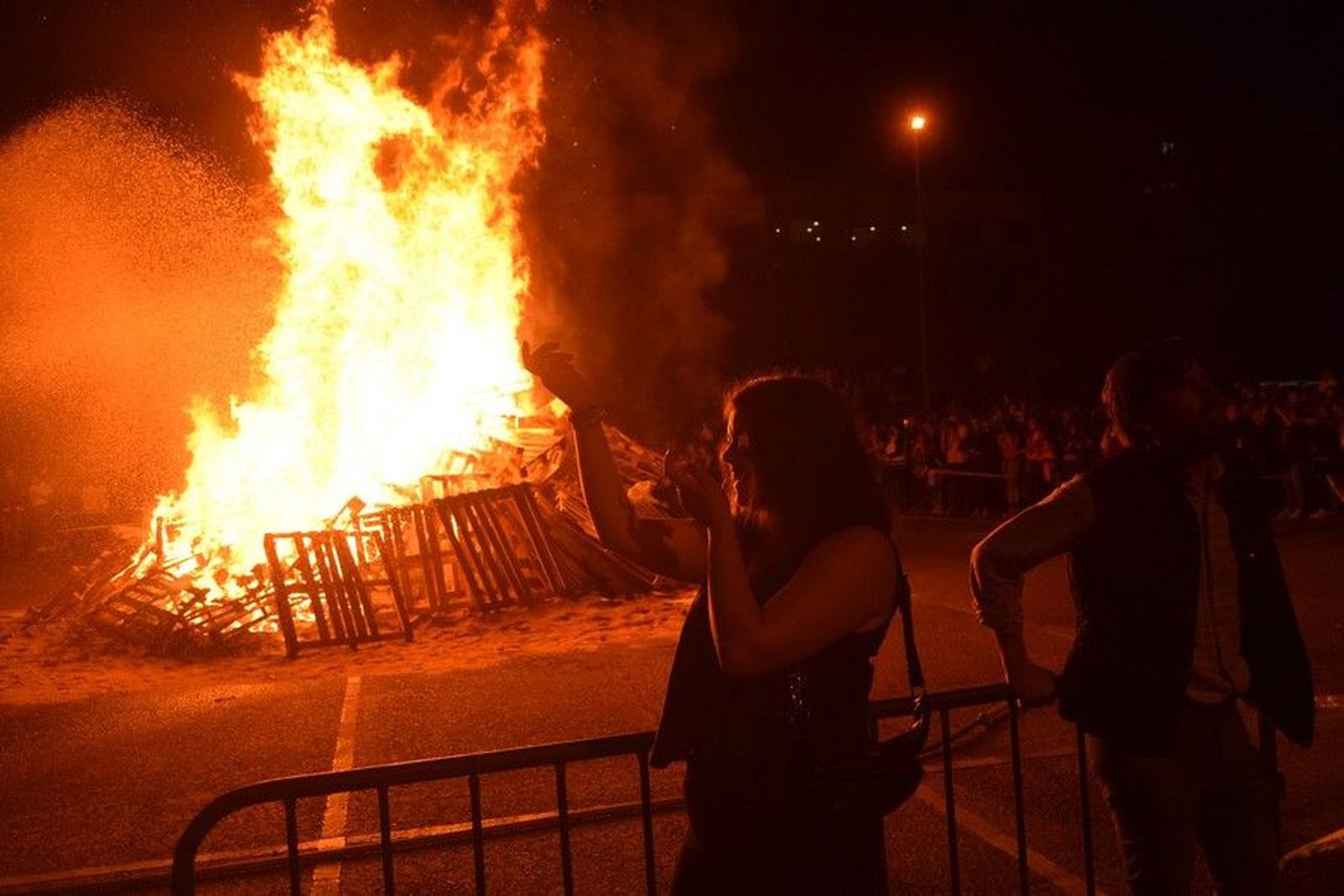 Imagen de las hogueras de San Juan