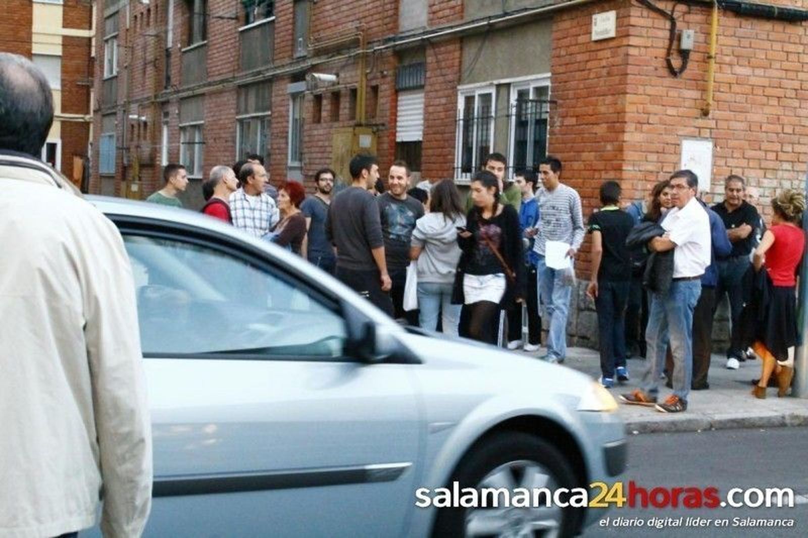 Manifestación contra el párking de Garrido