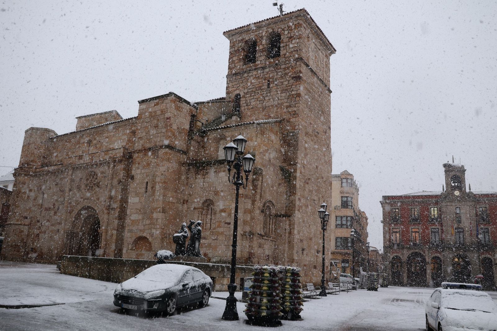 GALERÍA | Nieve en Zamora capital este miércoles