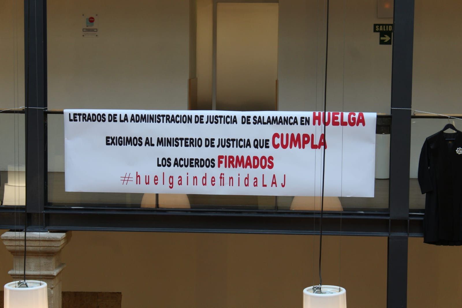 Huelga letrados de la administración de justicia de Salamanca