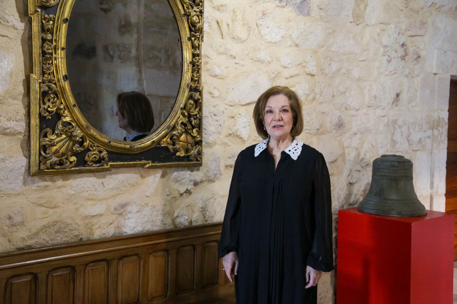 Isabel García, presidenta de la Real Cofradía de Nuestra Madre de las Angustias Foto: ICAL