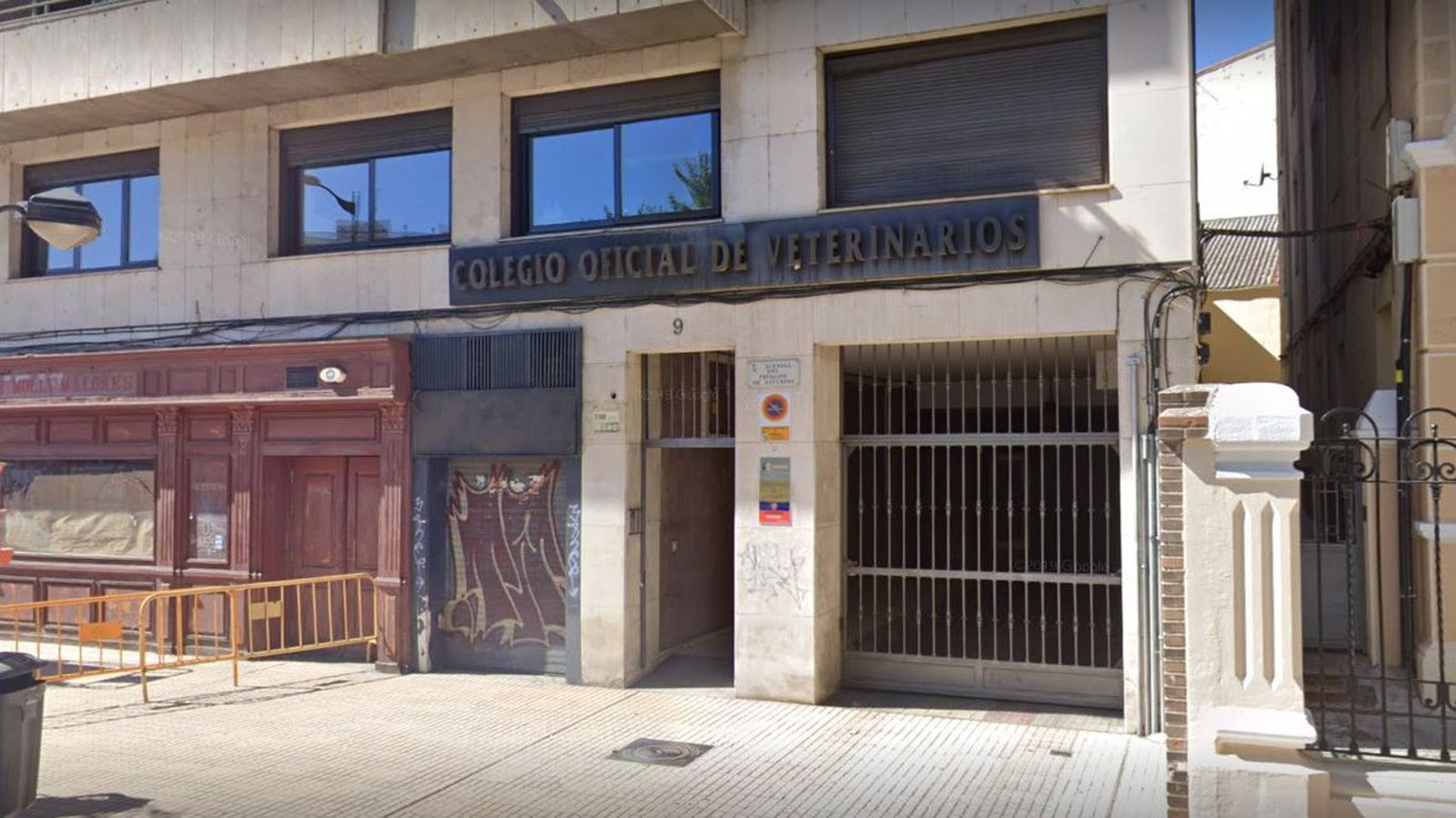 Fachada del Colegio de Veterinarios de Zamora. Archivo.