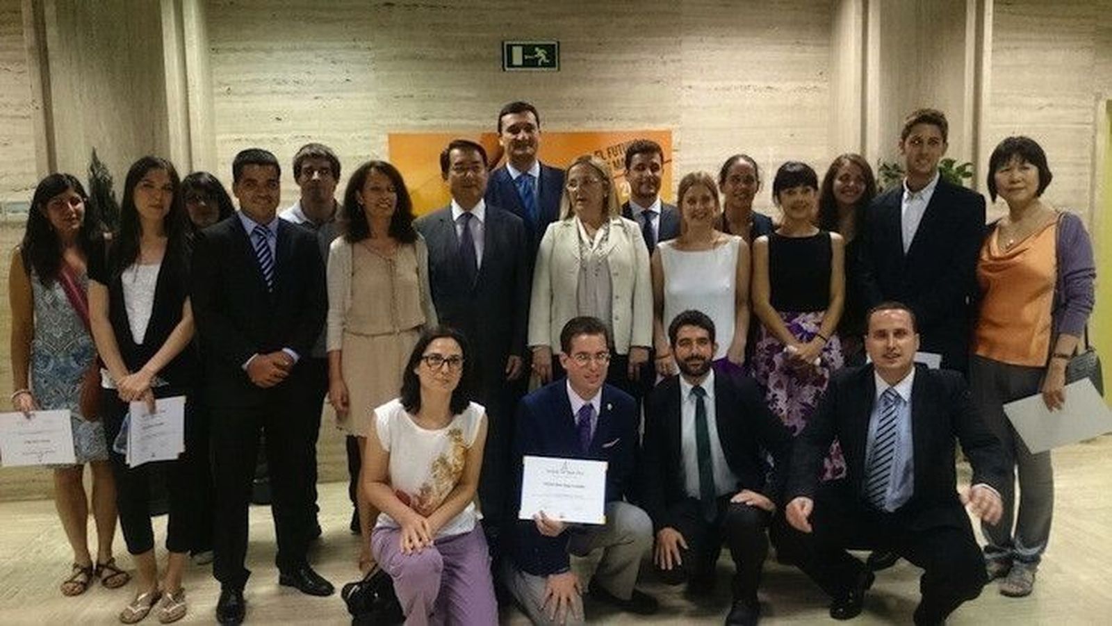 Participación salmantina en la entrega de becas para estudiar chino