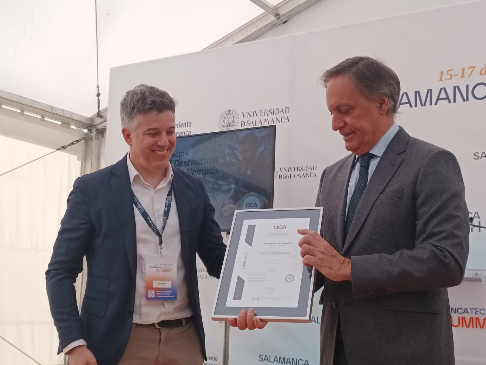 Salamanca, acreditada como Destino Internacional para Nómadas Digitales tras recibir la máxima puntuación de la OCA Global