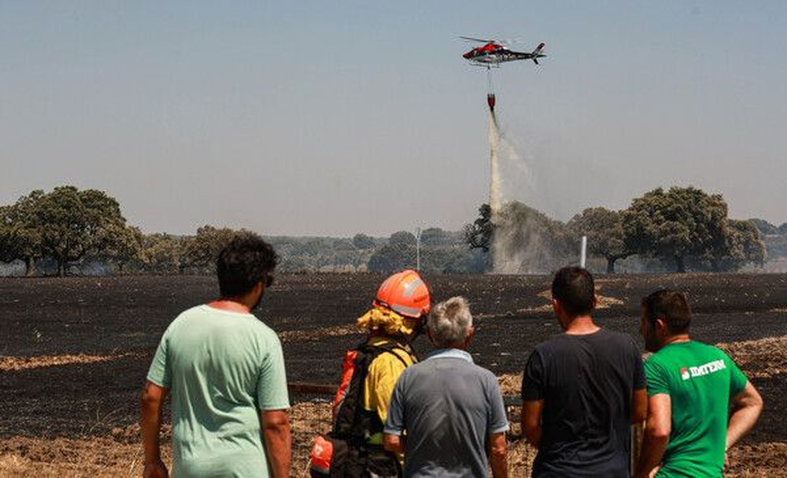 GALERÍA  Incendio forestal intencionado en Campillo de Azaba. Fotos José Vicente  ICAL