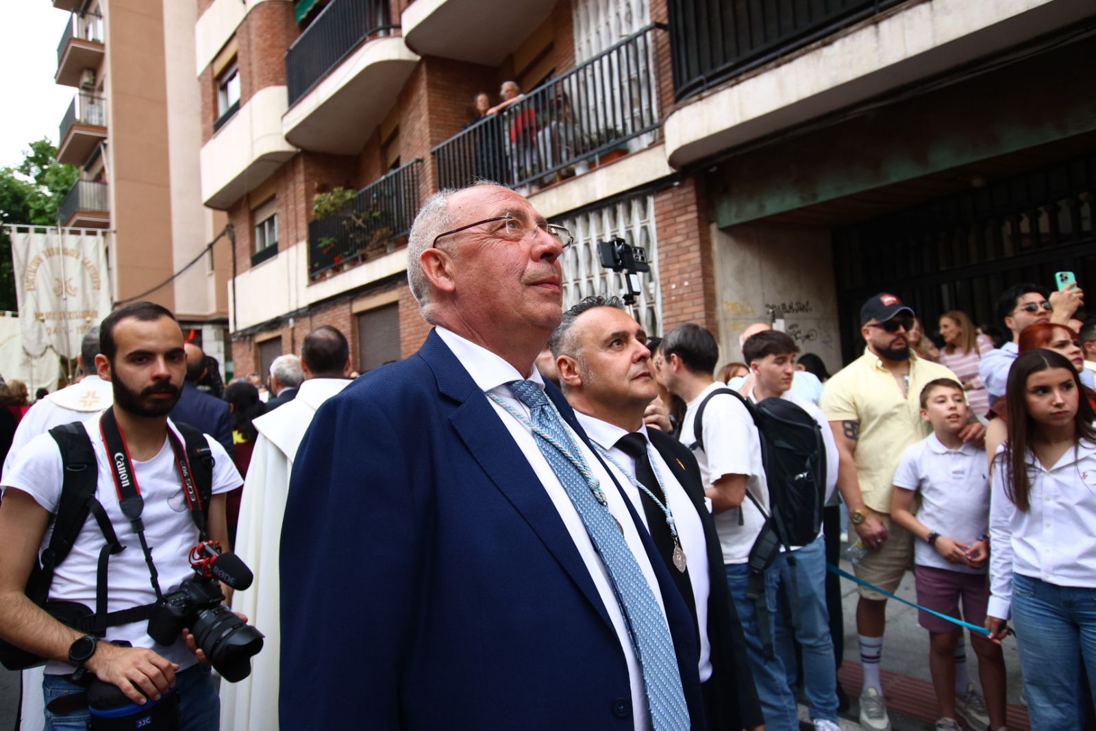 Procesión con motivo de la festividad de María Auxiliadora