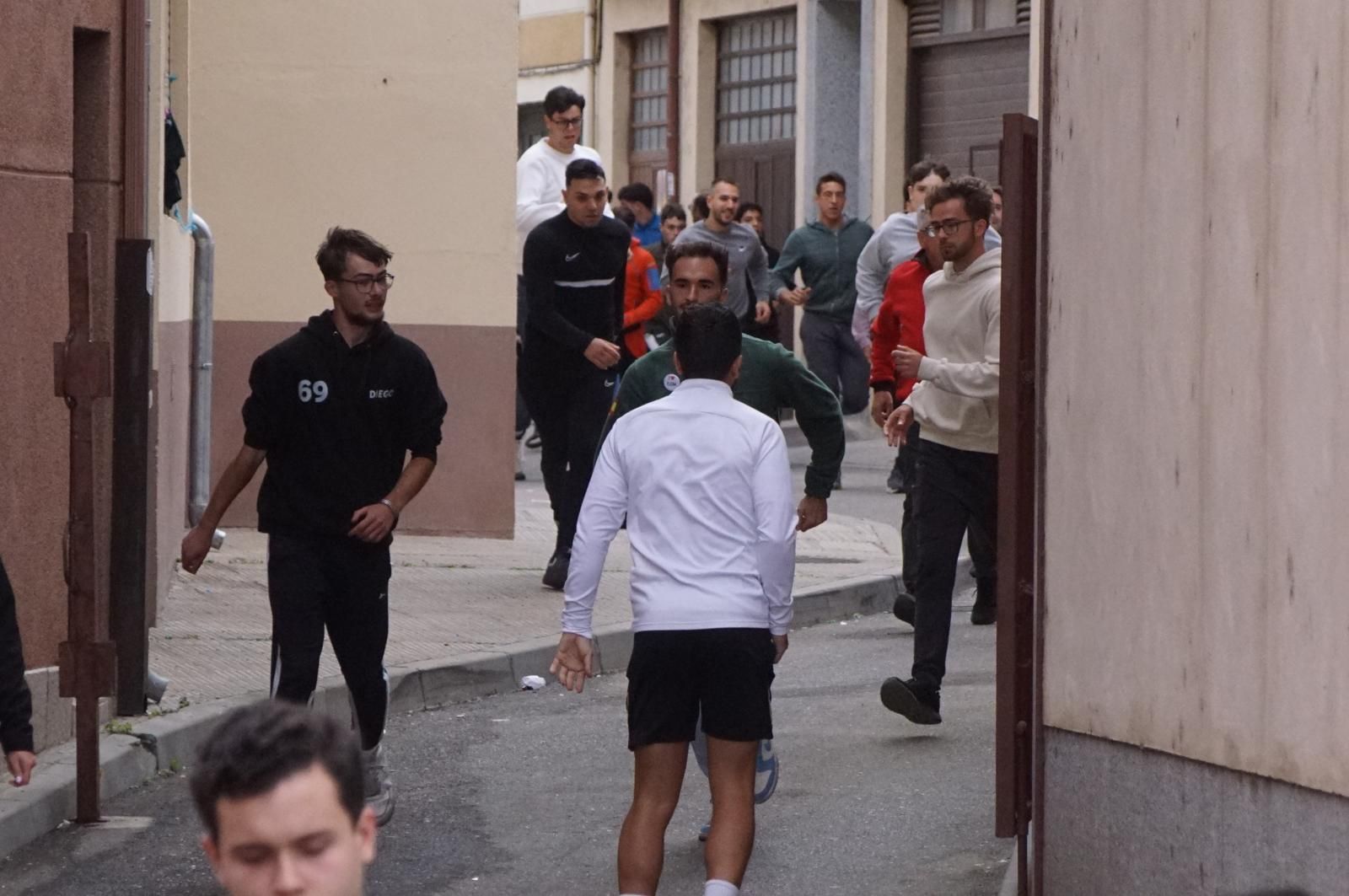 Alba de Tormes celebra un encierro, capea y encierro de minibueyes