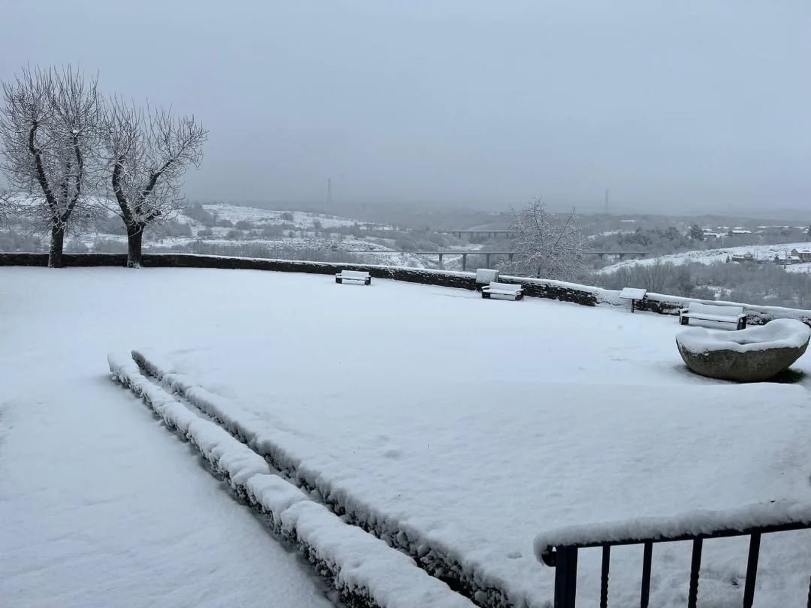 GALERÍA | Sanabria cubierta de nieve este viernes