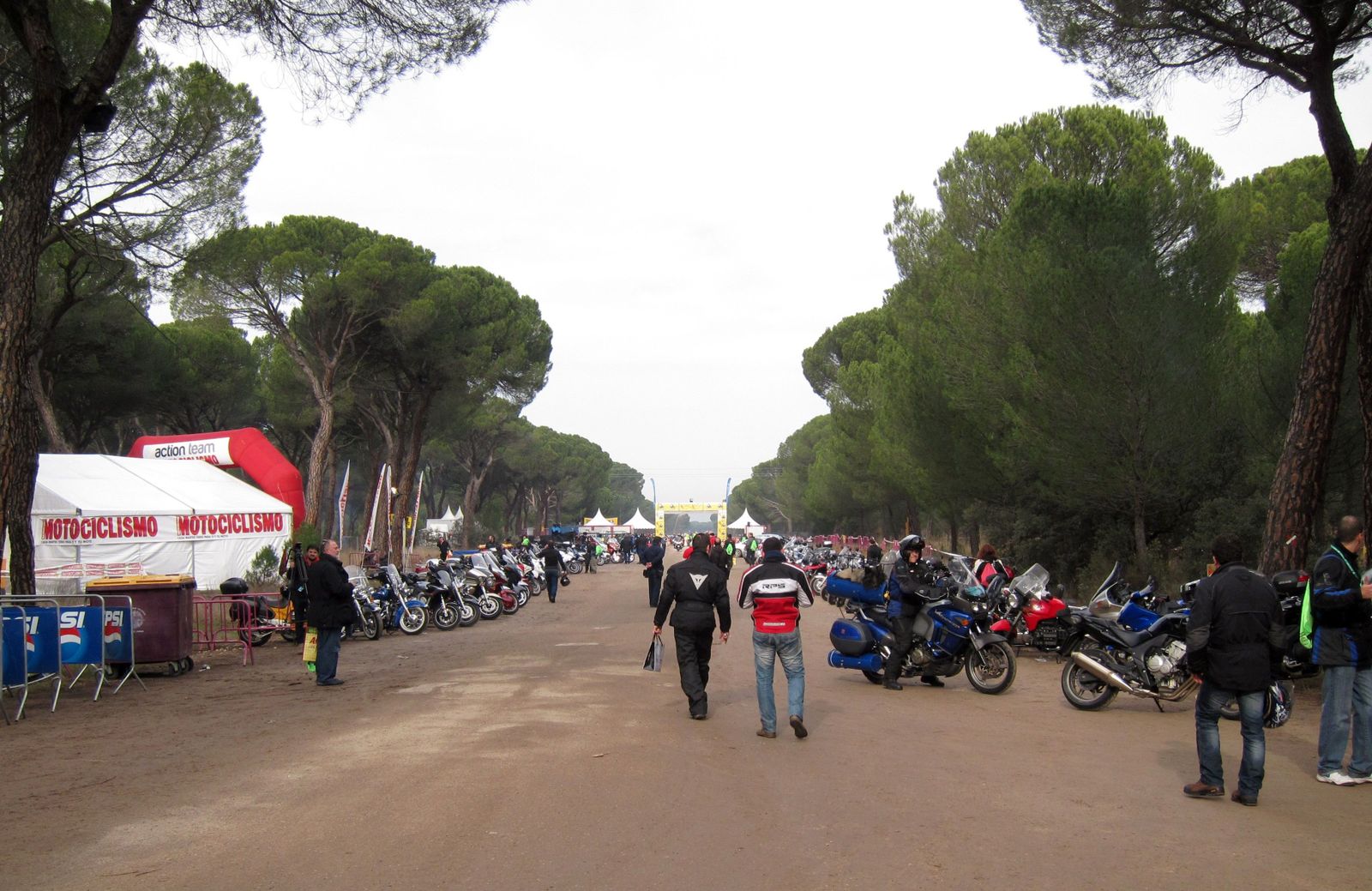 Concentración motorista invernal de Pingüinos de 2014