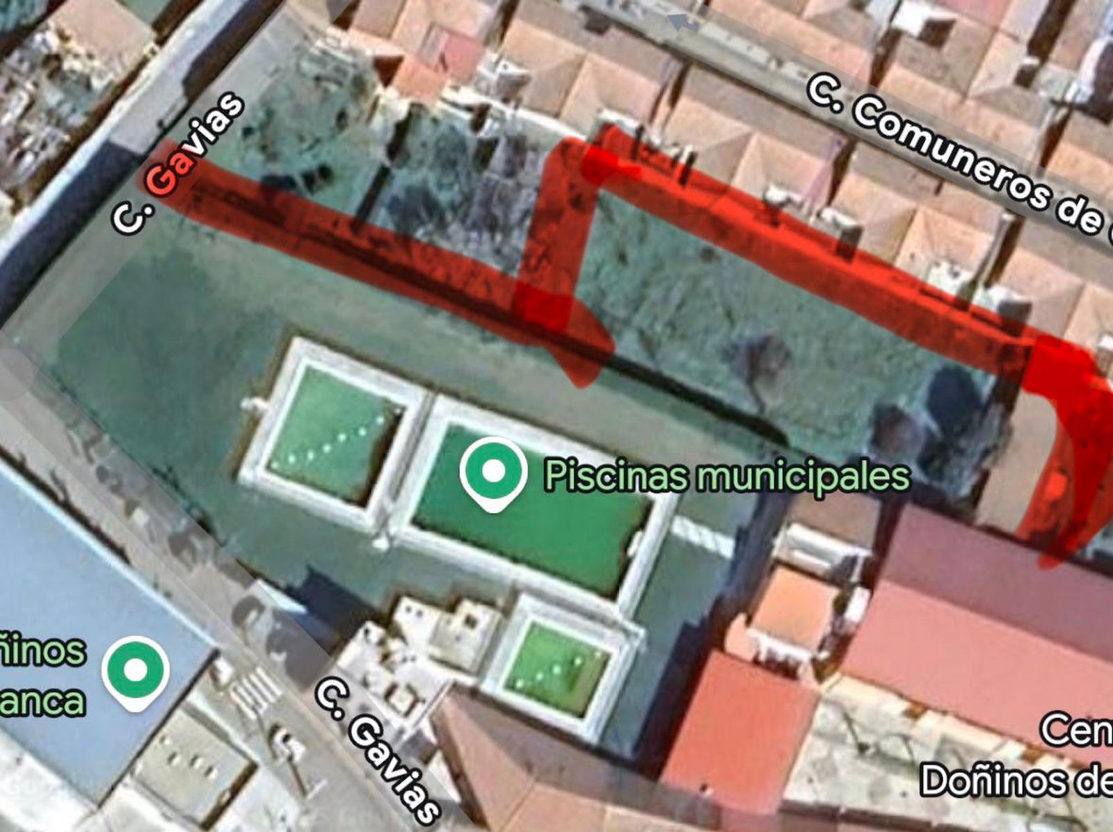 Ampliación piscinas municipales de Doñinos