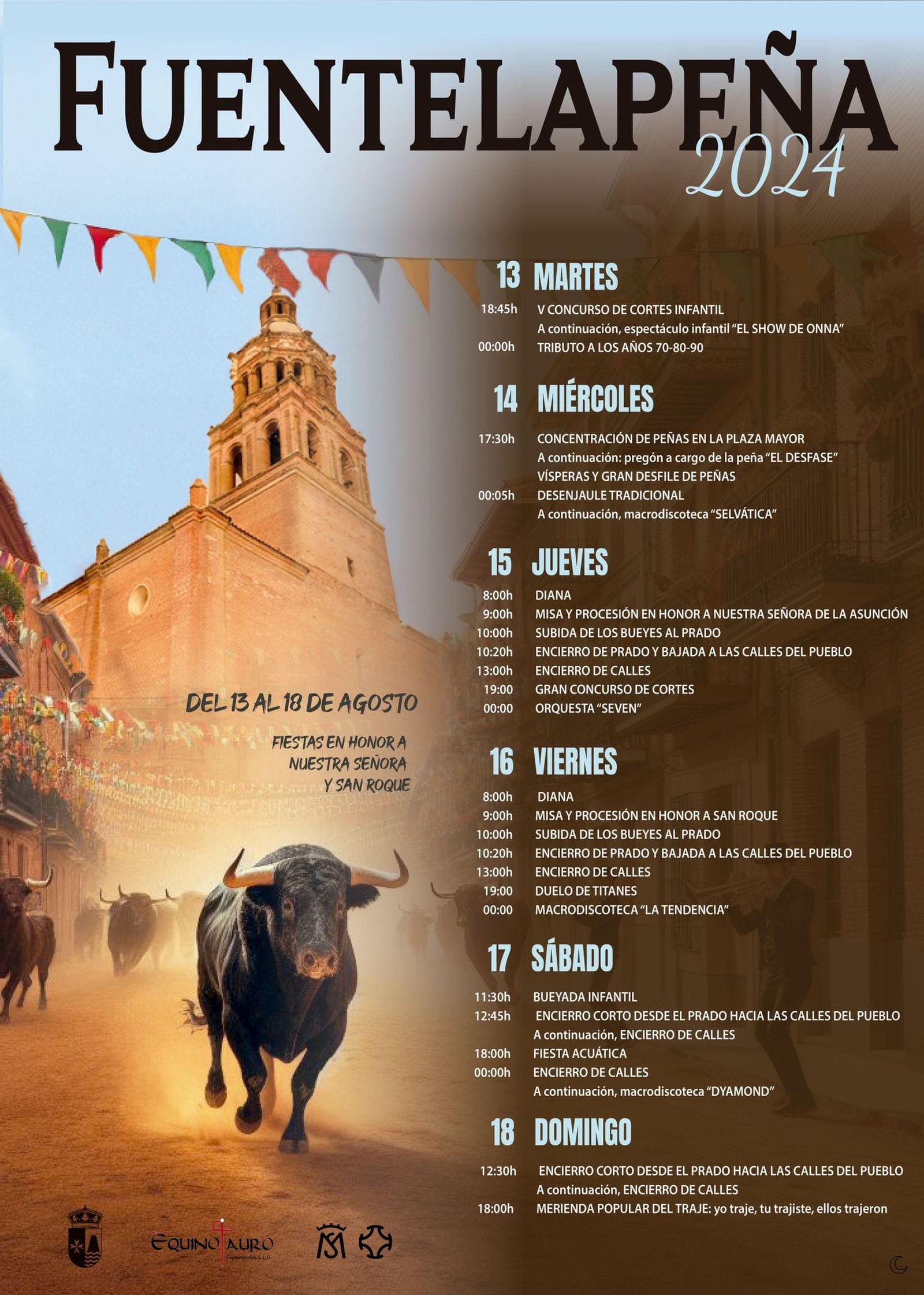 Fiestas de San Roque de Fuentelapeña.