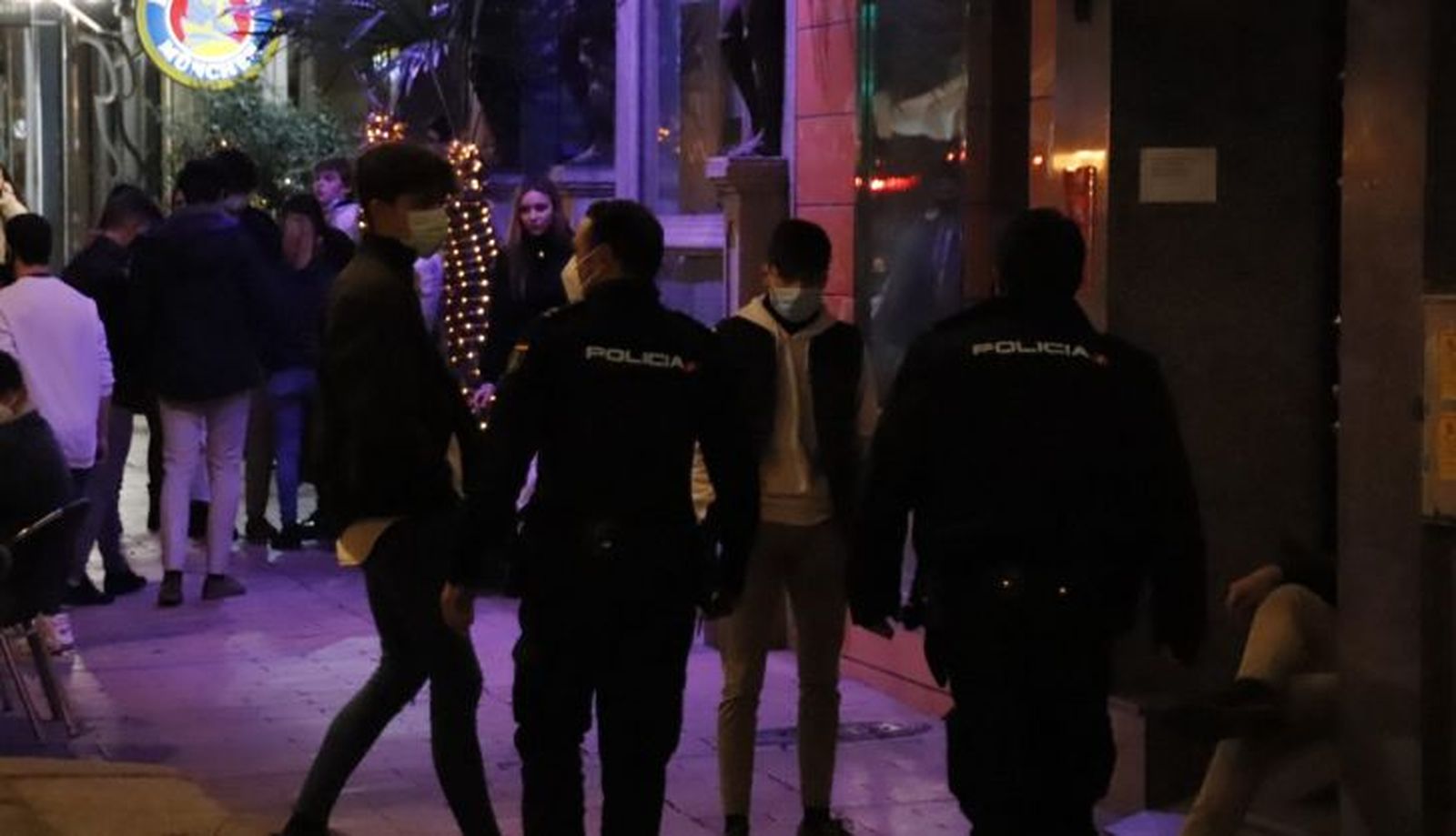 Policía Nacional en Carmelitas 