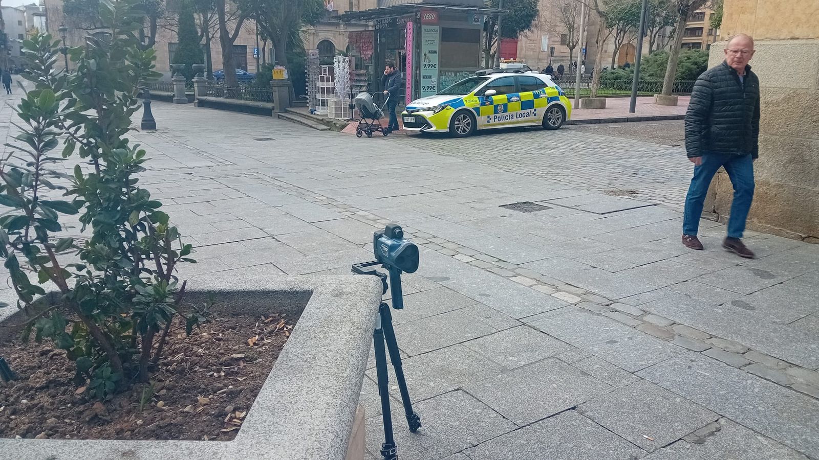 Radar en la calle Zamora