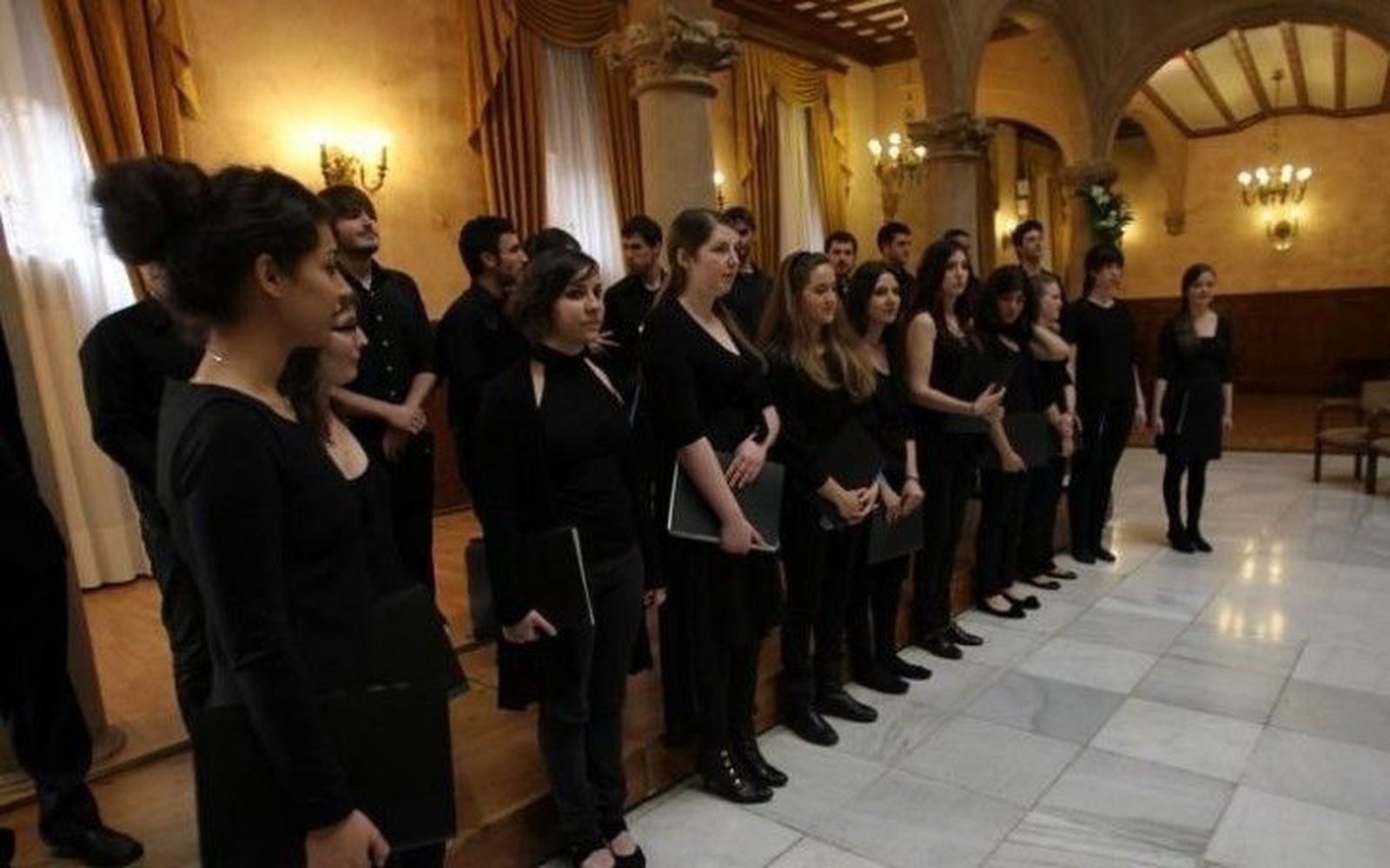 Música coral en el Casino de Salamanca