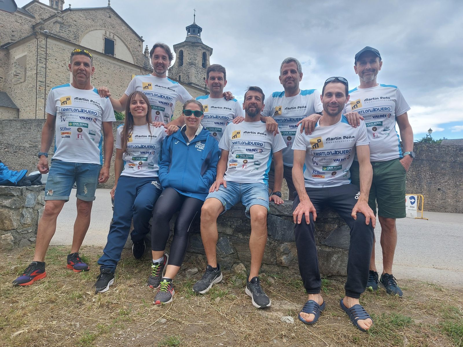Integrantes del Triatlón Duero.