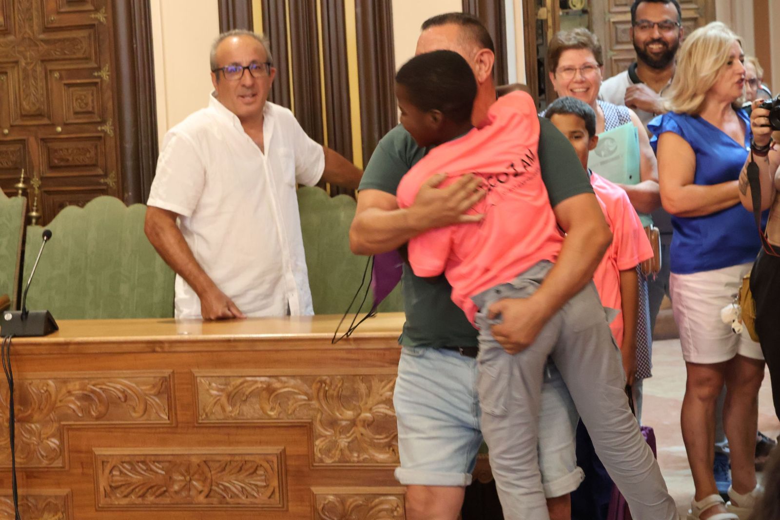 Llegada de los niños Saharauis y encuentro con las familias de acogida