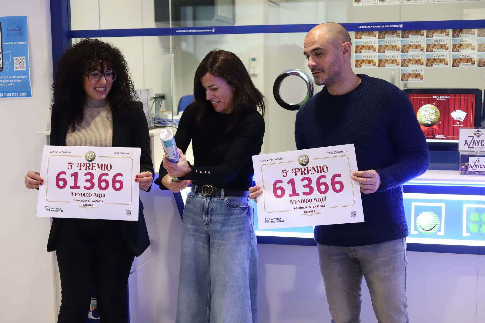 GALERÍA | Así se está viviendo a Lotería de Navidad 2025 en Zamora