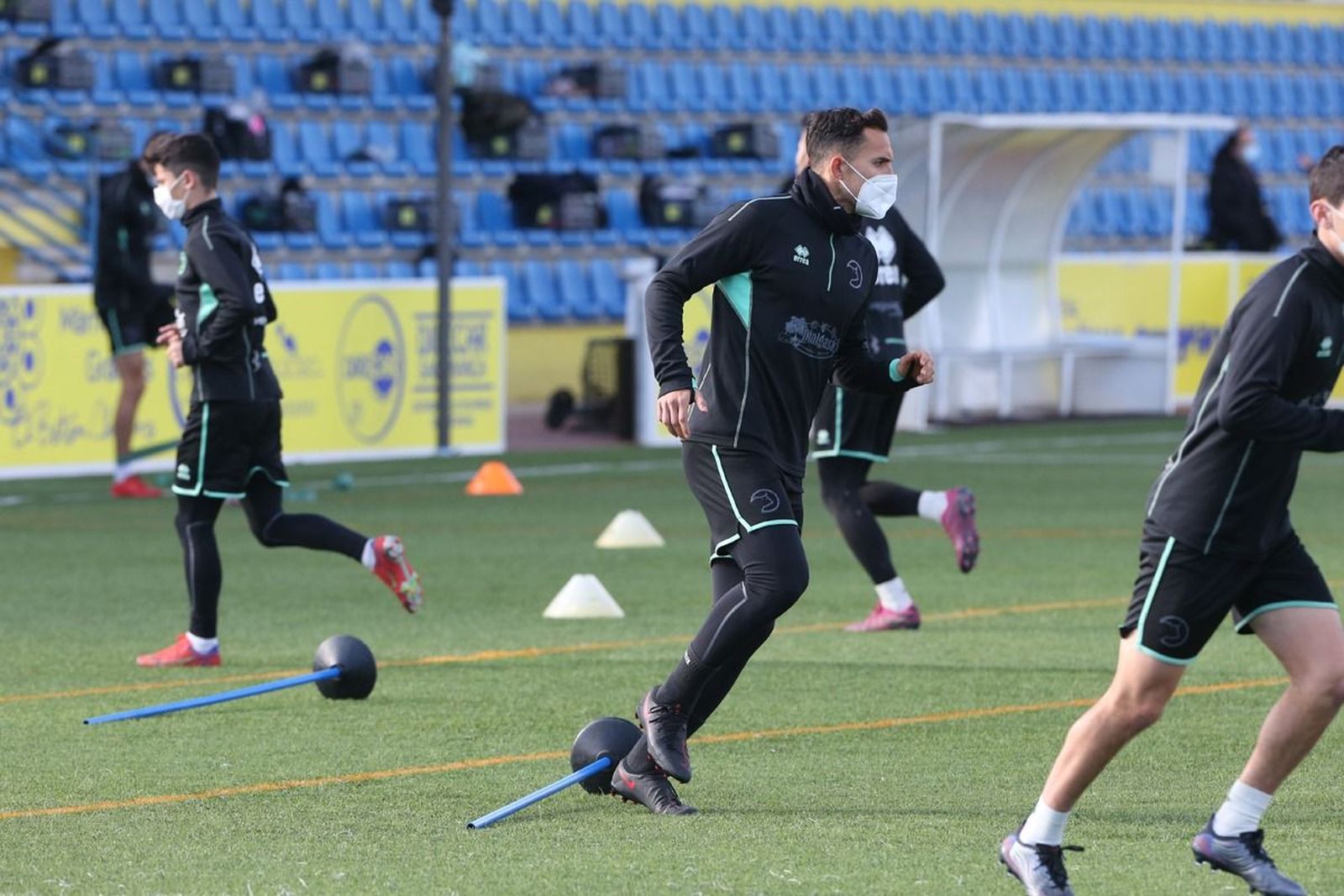 Imagen de un entrenamiento de Unionistas en el Reina Sofía | FOTO SALAMANCA24HORAS.COM