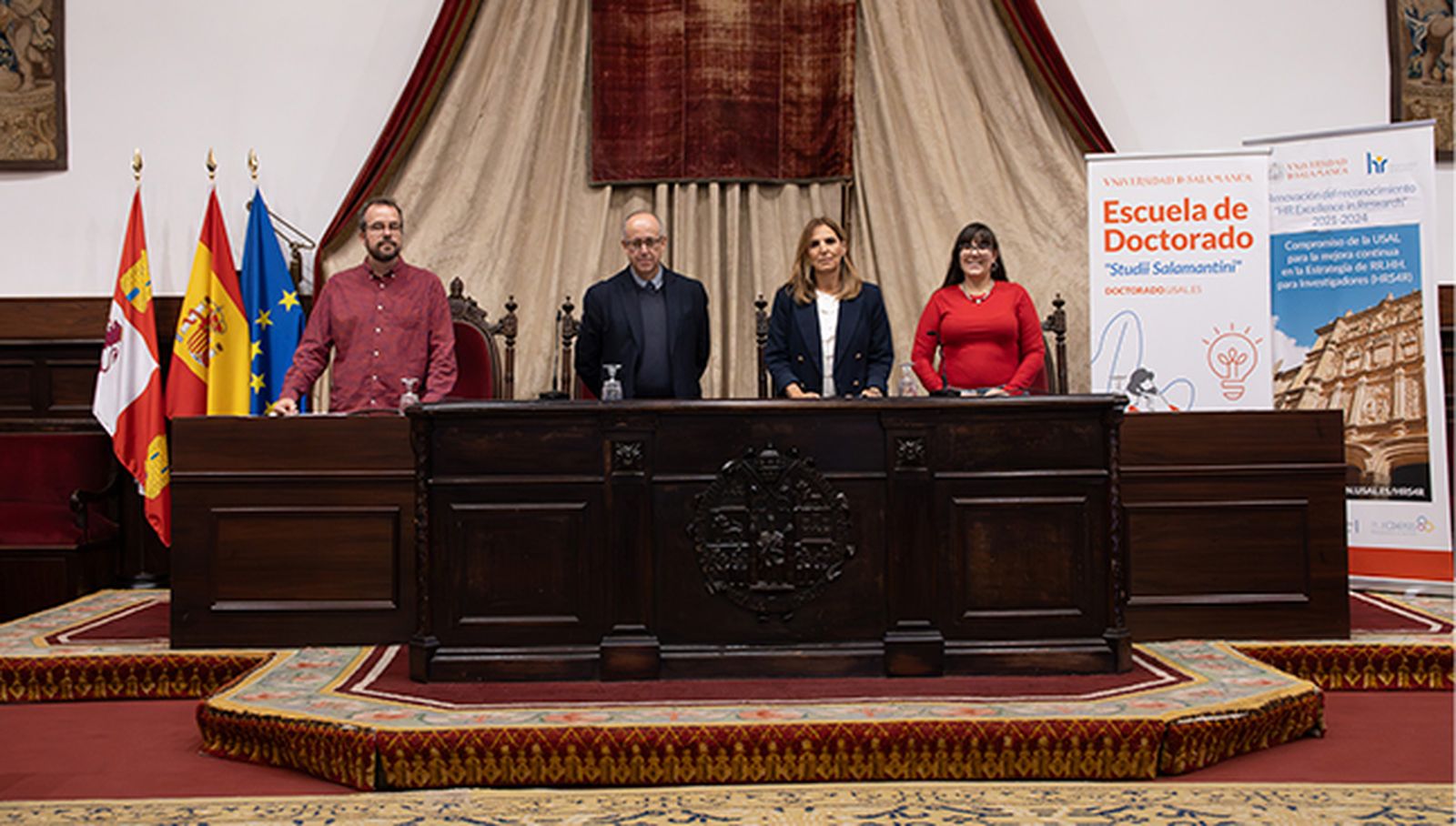 La Universidad de Salamanca da la bienvenida a los nuevos doctorandos en un acto de inicio de curso