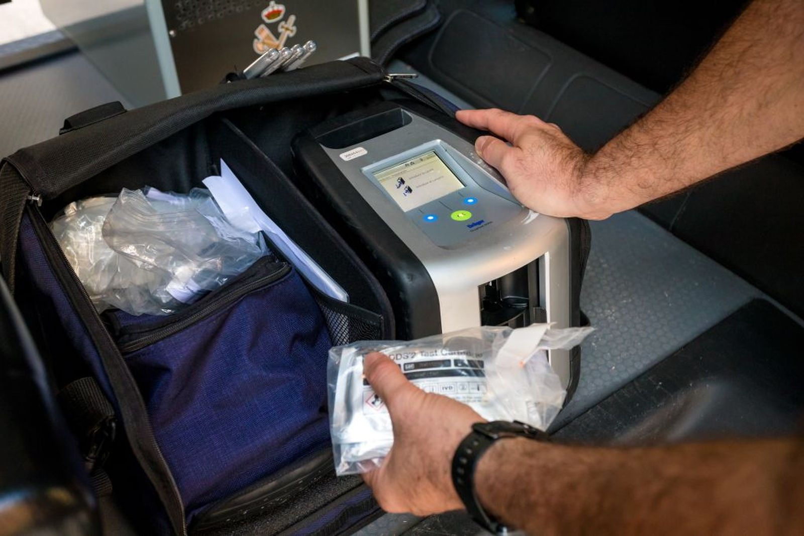 Campaña de vigilancia de alcohol y drogas de la DGT. Foto @DGTes