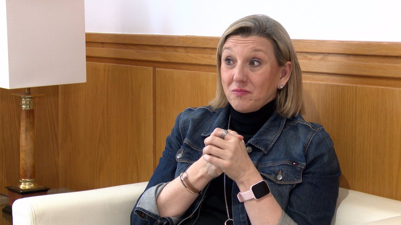 Imagen de archivo de Isabel Blanco, durante una entrevista. - EUROPA PRESS - Archivo