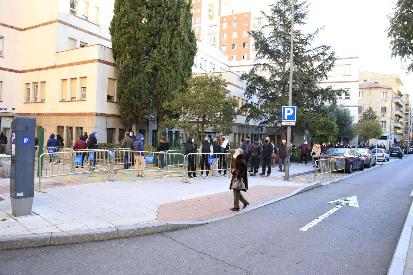Cribado masivo del Centro de Salud de San Juan. Foto dea