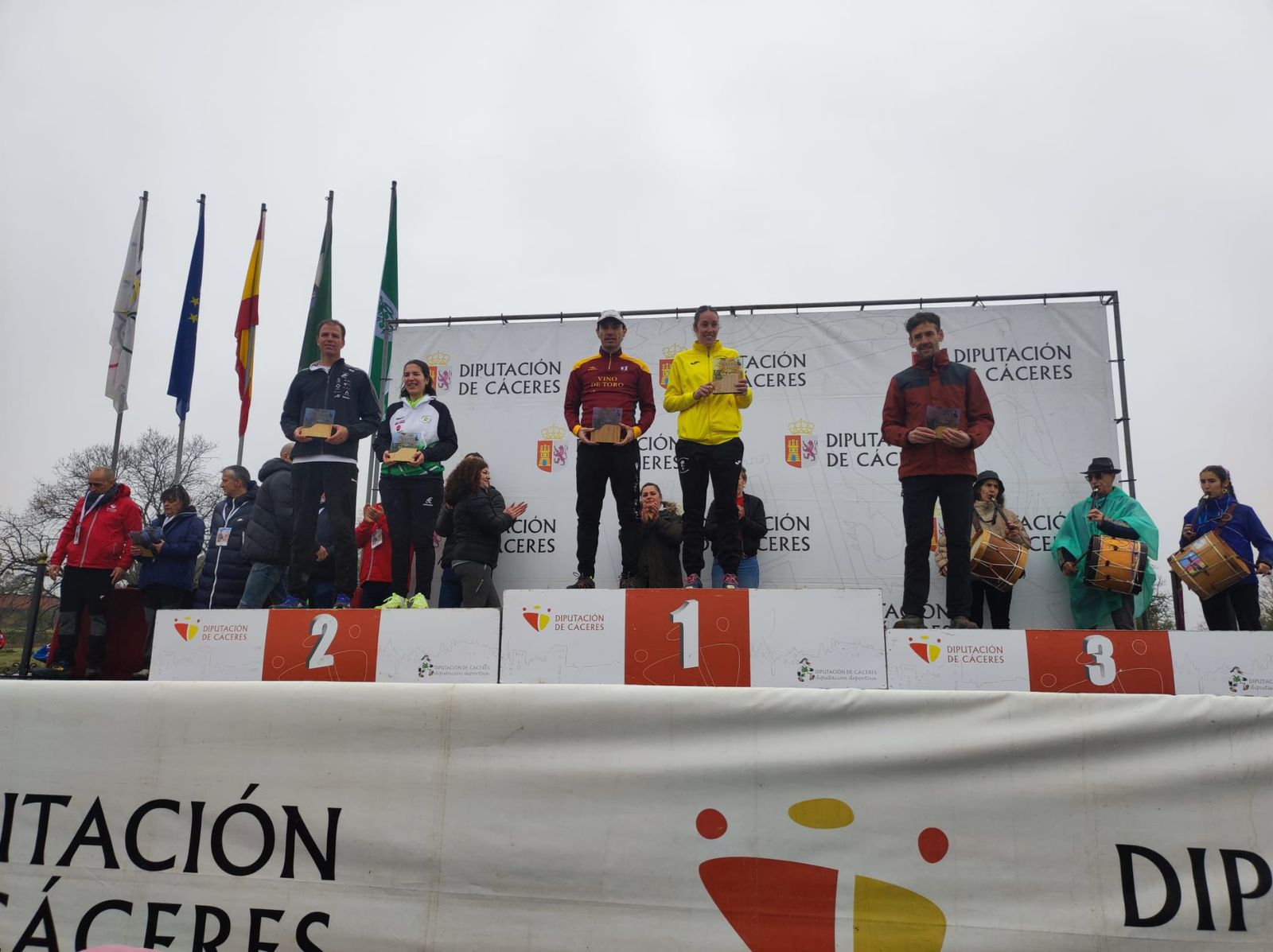 Podio Master en Caceres