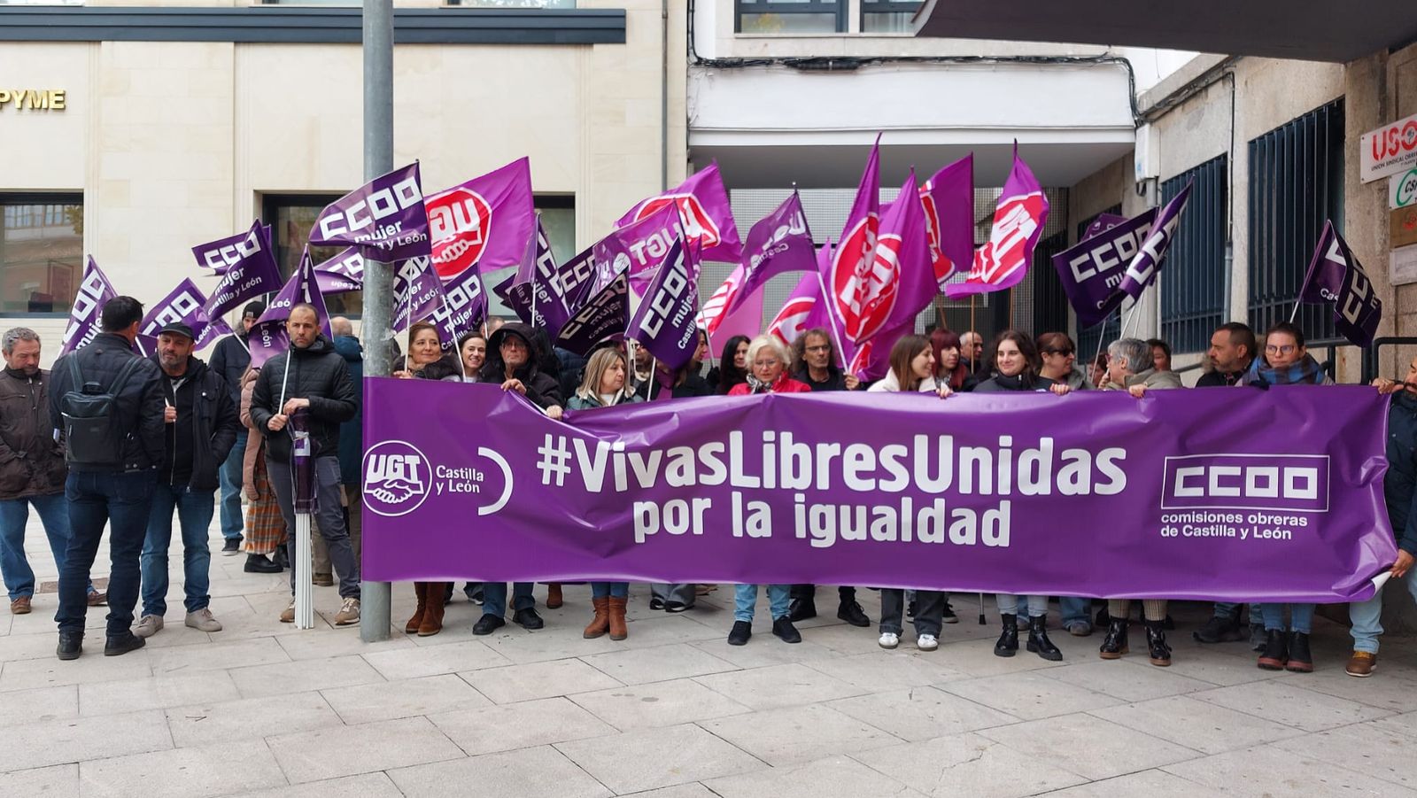 Manifestación sindicatos 25N