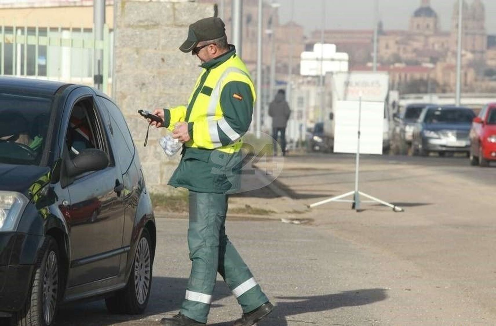 Prueba de alcoholemia Guardia Civil