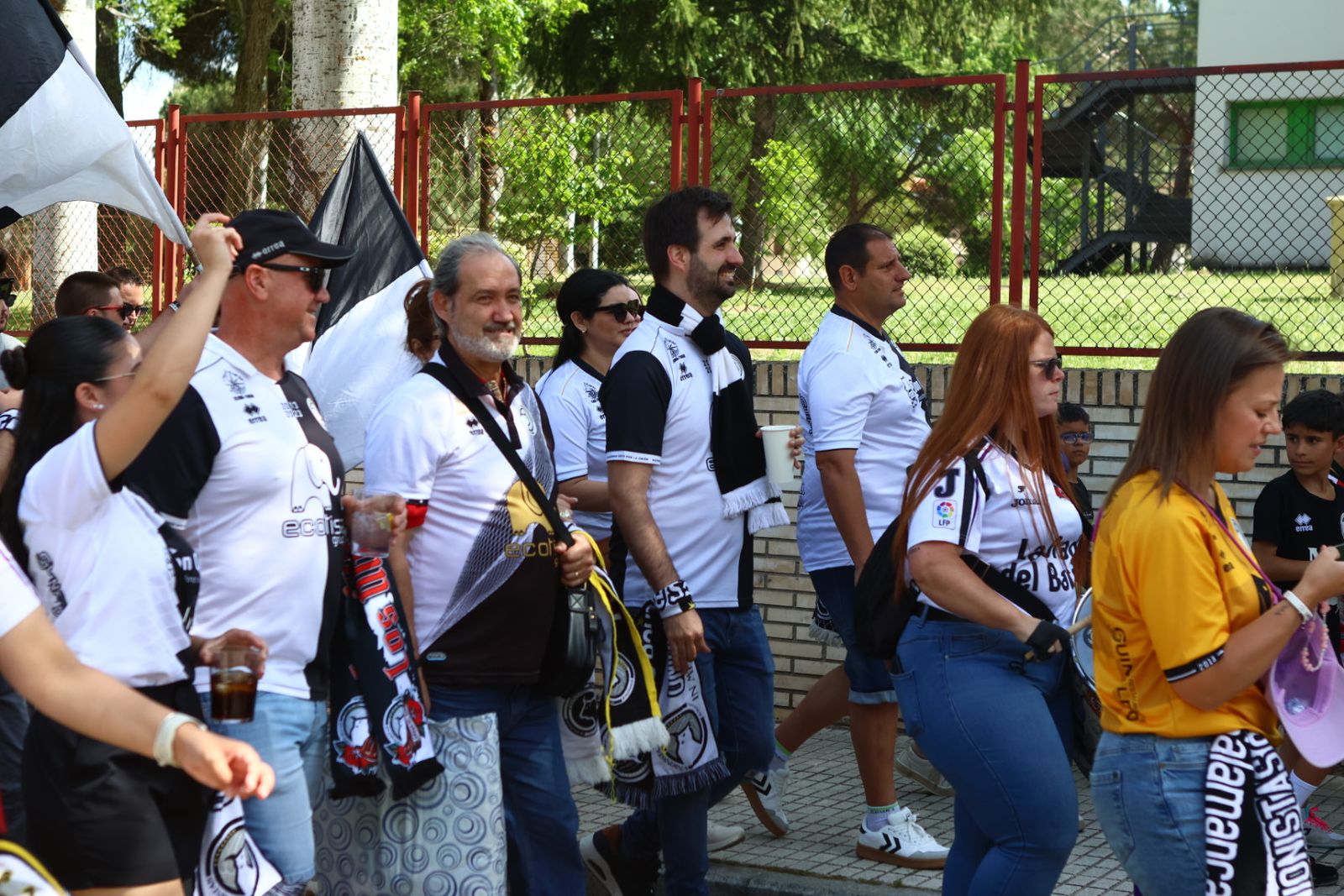 Recibimiento al Autobús de Unionistas