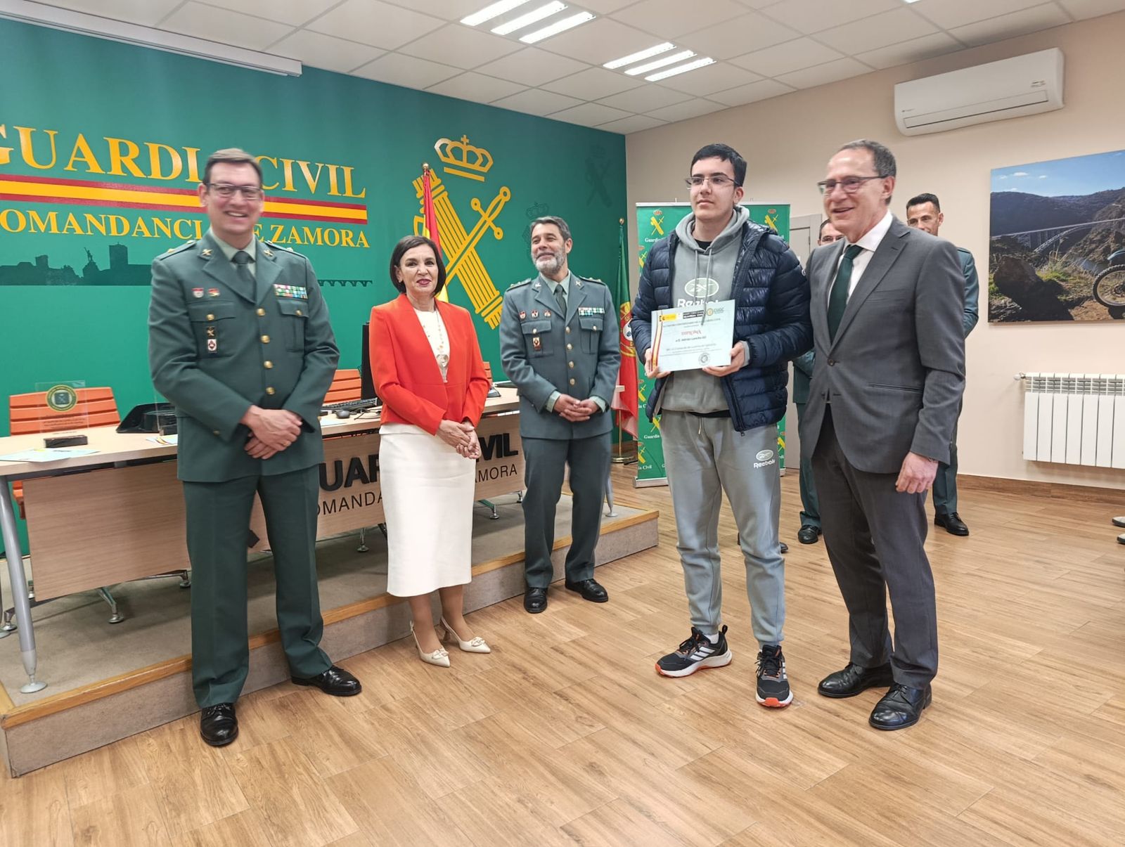 GALERÍA | Entrega de diplomas a los clasificados de Zamora en la Ciberliga de la Guardia Civil